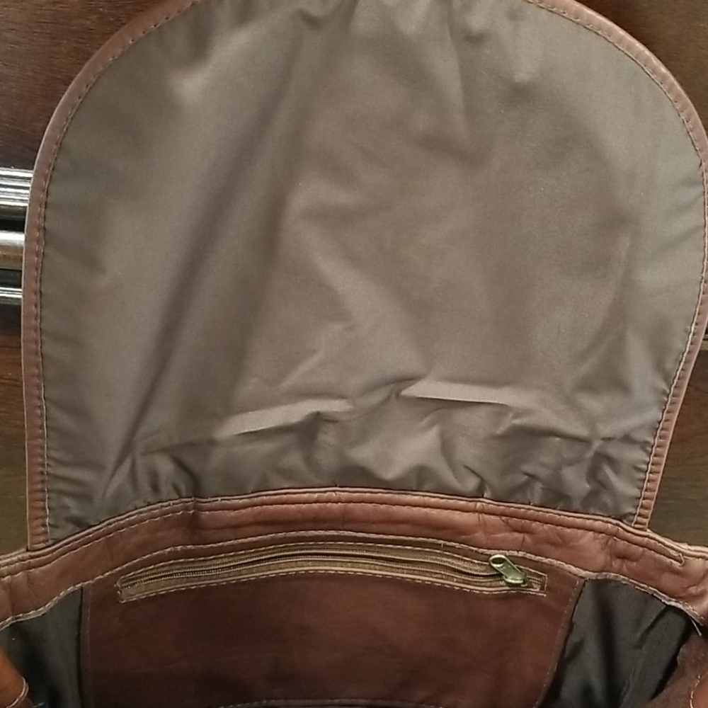 Leather backpack - Picture 4 of 7